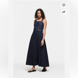 Aligne Parks 100% cotton and denim dress